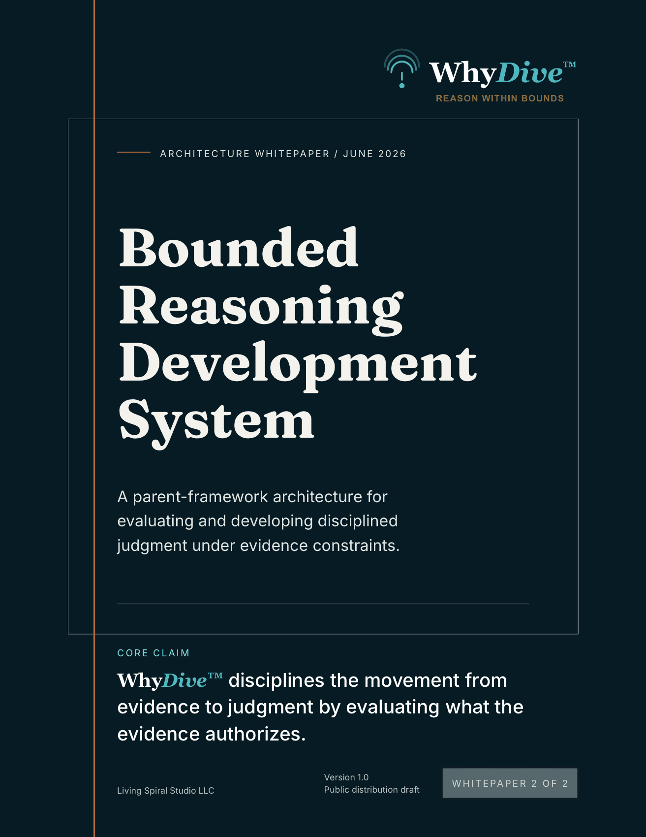 Cover of WhyDive Framework: How It Works.