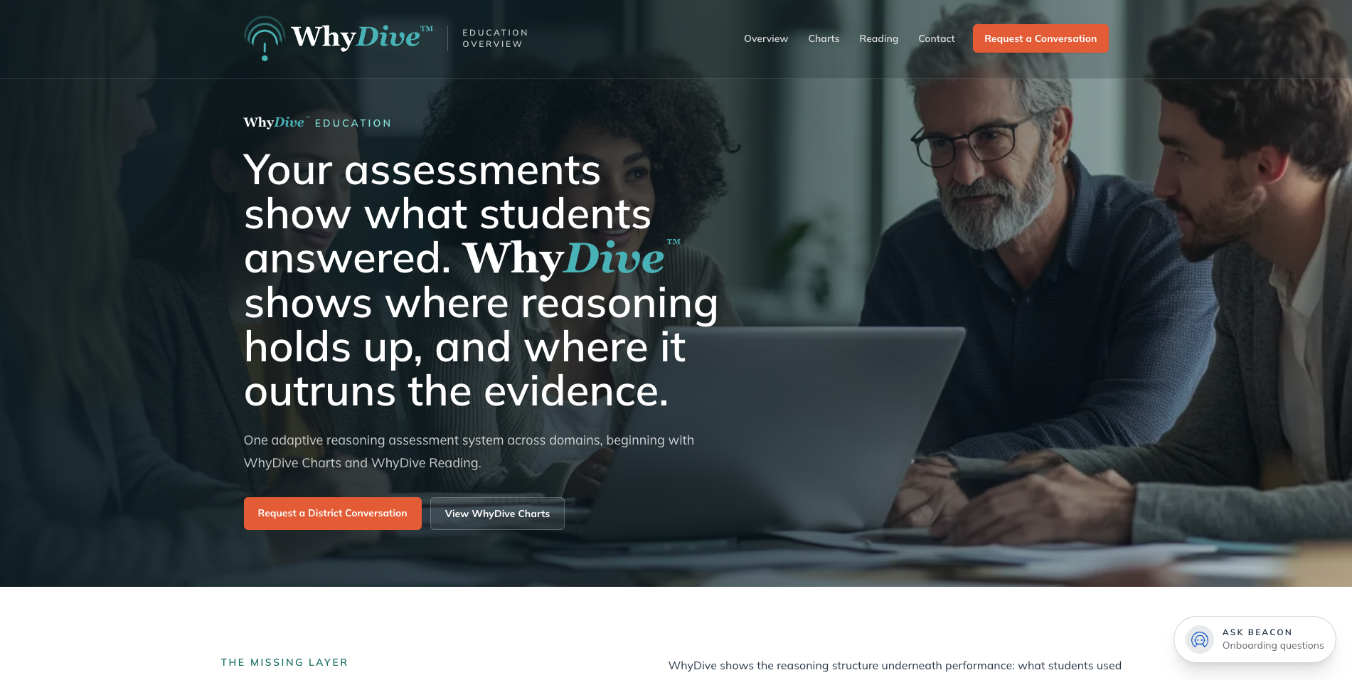 Education site preview
